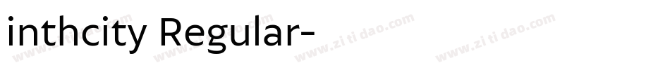 inthcity Regular字体转换